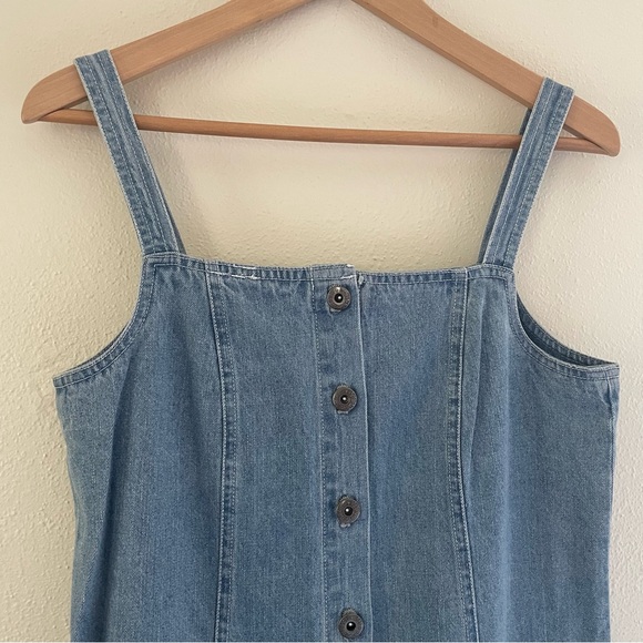 Jack by BB Dakota Denim Mini Dress Skirtall New 100% cotton without tags xs - Picture 3 of 8